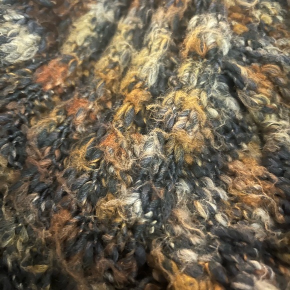 Silvia Novelli NOBA Earthy Wool blend Knit Cardigan Made in Italy size M - Picture 7 of 7